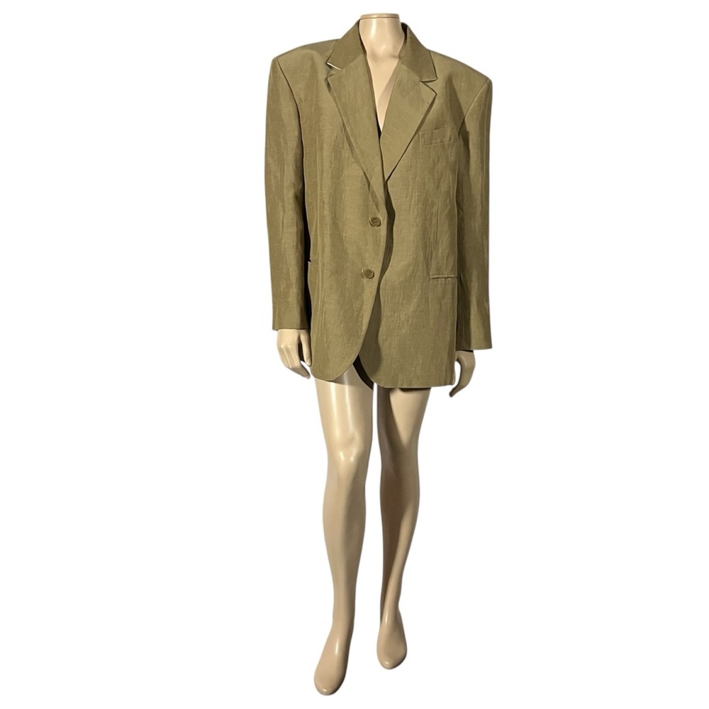 NWT Sandro Tan Oversized Blazer Jacket